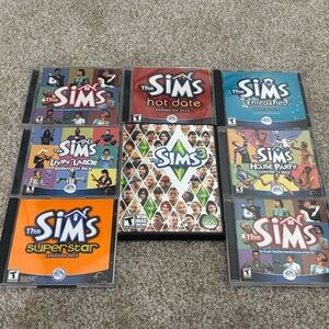 The Sims Game, 5 Expansion packs, and the Sims 3